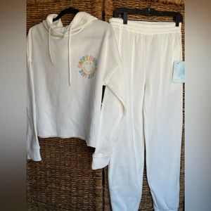 Matching sweat suit. Brand new